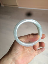 Load image into Gallery viewer, 49mm certified 100% natural Type A light green/white/red square oval jadeite jade bangle AR90-5208