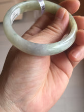 Load image into Gallery viewer, 53.8mm certified Type A 100% Natural icy light green/yellow/purple Jadeite Jade bangle F100-3517
