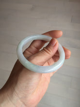 Load image into Gallery viewer, 54.6mm Certified 100% natural Type A white/green/purple jadeite jade bangle AM33-0255