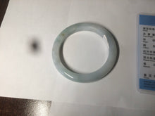 Load image into Gallery viewer, 53.9mm certified 100% natural Type A light green/brown Jadeite jade bangle AE65-7847