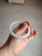 Load image into Gallery viewer, 54.6mm Certified 100% natural Type A white/green/purple jadeite jade bangle AM33-0255