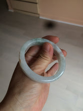 Load image into Gallery viewer, 49mm certified 100% natural Type A light green/white/red square oval jadeite jade bangle AR90-5208