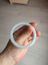 Load image into Gallery viewer, 54.6mm Certified 100% natural Type A white/green/purple jadeite jade bangle AM33-0255