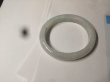 Load image into Gallery viewer, 52mm certified Type A 100% Natural icy light green oval Jadeite Jade bangle AZ45-5053