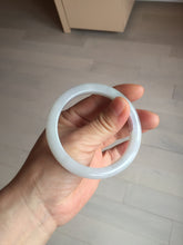 Load image into Gallery viewer, 54.6mm Certified 100% natural Type A white/green/purple jadeite jade bangle AM33-0255