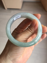 Load image into Gallery viewer, 53.5mm certified 100% natural Type A light green/purple jadeite jade bangle BP34-3401