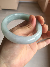 Load image into Gallery viewer, 53.5mm certified 100% natural Type A light green/purple jadeite jade bangle BP34-3401