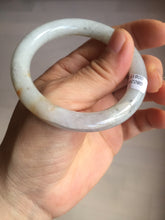 Load image into Gallery viewer, 50.2mm Certified Type A 100% Natural light green yellow purple round cut Jadeite Jade bangle BQ49-8191