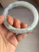 Load image into Gallery viewer, 59mm Certified Type A 100% Natural icy watery green purple Jadeite Jade bangle BQ48-6803