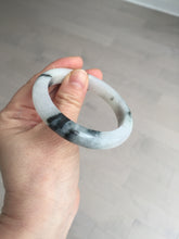 Load image into Gallery viewer, 53.8mm certified Type A 100% Natural light green/white jadeite jade bangle BK100-2343