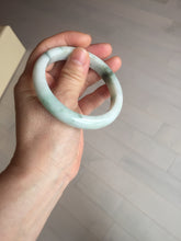 Load image into Gallery viewer, 57.5mm Certified 100% natural Type A green/white jadeite jade bangle BM32-9745