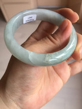 Load image into Gallery viewer, 53.5mm certified 100% natural Type A light green/purple jadeite jade bangle BP34-3401