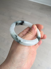Load image into Gallery viewer, 53.8mm certified Type A 100% Natural light green/white jadeite jade bangle BK100-2343