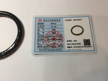 Load image into Gallery viewer, 60.8mm certified 100% Natural dark green/black meteorite round cut nephrite bangle HT170-0577
