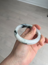 Load image into Gallery viewer, 53.8mm certified Type A 100% Natural light green/white jadeite jade bangle BK100-2343
