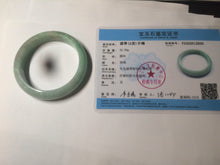 Load image into Gallery viewer, 55.7mm 100% natural Type A sunny green/brown/white jadeite jade bangle AX46-2830