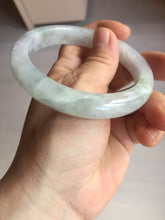 Load image into Gallery viewer, 59mm Certified Type A 100% Natural icy watery green purple Jadeite Jade bangle BQ48-6803