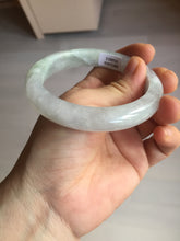 Load image into Gallery viewer, 59mm Certified Type A 100% Natural icy watery green purple Jadeite Jade bangle BQ48-6803