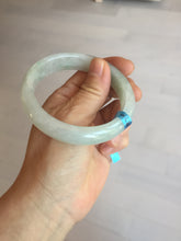 Load image into Gallery viewer, 56mm certified 100% natural icy watery sunny green purple jadeite jade bangle BN57-06970