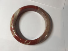 Load image into Gallery viewer, 55mm 100% natural red jasper stone(红碧玉,鸡血石) bangle XY102