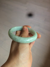 Load image into Gallery viewer, 56.4mm 100% natural Type A sunny green/brown/white jadeite jade bangle AX47-2831