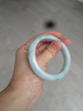 Load image into Gallery viewer, 55mm certified Type A 100% Natural green/white Jadeite Jade bangle BF67-4487