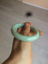 Load image into Gallery viewer, 56.4mm 100% natural Type A sunny green/brown/white jadeite jade bangle AX47-2831