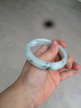 Load image into Gallery viewer, 55mm certified Type A 100% Natural green/white Jadeite Jade bangle BF67-4487