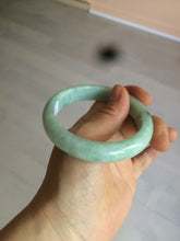 Load image into Gallery viewer, 56.4mm 100% natural Type A sunny green/brown/white jadeite jade bangle AX47-2831