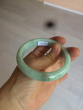 Load image into Gallery viewer, 56.4mm 100% natural Type A sunny green/brown/white jadeite jade bangle AX47-2831