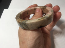 Load image into Gallery viewer, 53mm 100% natural pink/black time series(时光系列) square style rose stone (Rhodonite)square bangle XY103