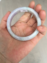 Load image into Gallery viewer, 57.5mm Certified Type A 100% Natural sunny green purple white jadeite Jade bangle BS99-2535