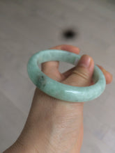 Load image into Gallery viewer, 56.4mm 100% natural Type A sunny green/brown/white jadeite jade bangle AX47-2831
