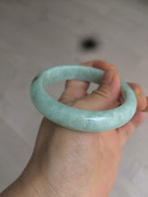 Load image into Gallery viewer, 56.4mm 100% natural Type A sunny green/brown/white jadeite jade bangle AX47-2831