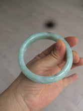 Load image into Gallery viewer, 56.4mm 100% natural Type A sunny green/brown/white jadeite jade bangle AX47-2831