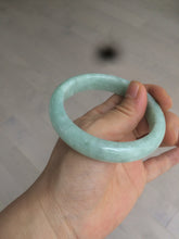 Load image into Gallery viewer, 56.4mm 100% natural Type A sunny green/brown/white jadeite jade bangle AX47-2831