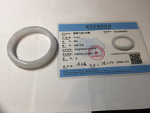 Load image into Gallery viewer, 51.5mm Certificate icy waterly light purple white orange jadeite jade bangle BF135-2651