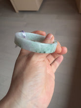 Load image into Gallery viewer, 51.8mm Certified type A 100% Natural green/purple Jadeite Jade square bangle F111-7277