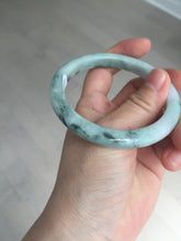 Load image into Gallery viewer, 58mm 100% natural type A certified dark green/purple jadeite jade bangle B120-3024