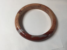 Load image into Gallery viewer, 58mm 100% natural red jasper stone(红碧玉,鸡血石) bangle XY105