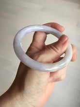 Load image into Gallery viewer, 56.5mm 100% natural type A white/purple/blue/green round cut jadeite jade bangle BL117-9431