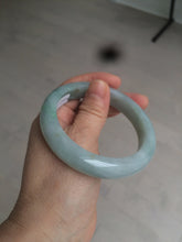 Load image into Gallery viewer, 57.4mm Certified Type A 100% Natural light yellow/blue/green Jadeite Jade bangle BK22-4406