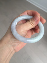 Load image into Gallery viewer, 53.3mm certified 100% natural Type A light green purple round cut jadeite jade bangle AX138-0787
