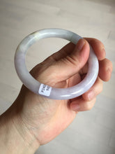 Load image into Gallery viewer, 56.5mm 100% natural type A white/purple/blue/green round cut jadeite jade bangle BL117-9431