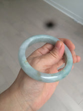 Load image into Gallery viewer, 57.4mm Certified Type A 100% Natural light yellow/blue/green Jadeite Jade bangle BK22-4406