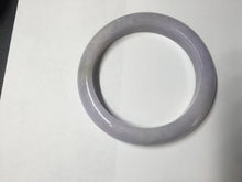 Load image into Gallery viewer, 55mm 100% natural type A light purple white jadeite jade bangle BM101-2838
