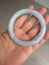 Load image into Gallery viewer, 53.3mm certified 100% natural Type A light green purple round cut jadeite jade bangle AX138-0787