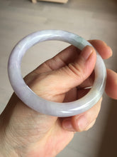 Load image into Gallery viewer, 56.5mm 100% natural type A white/purple/blue/green round cut jadeite jade bangle BL117-9431