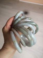 Load image into Gallery viewer, 57-58 mm certified Type A 100% Natural green/purple/gray/brown/black Jadeite Jade bangle GC37
