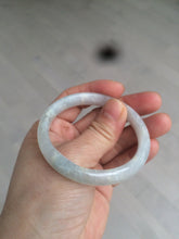 Load image into Gallery viewer, 50mm Certified Type A 100% Natural icy white/yellow Jadeite Jade bangle AH73-7285